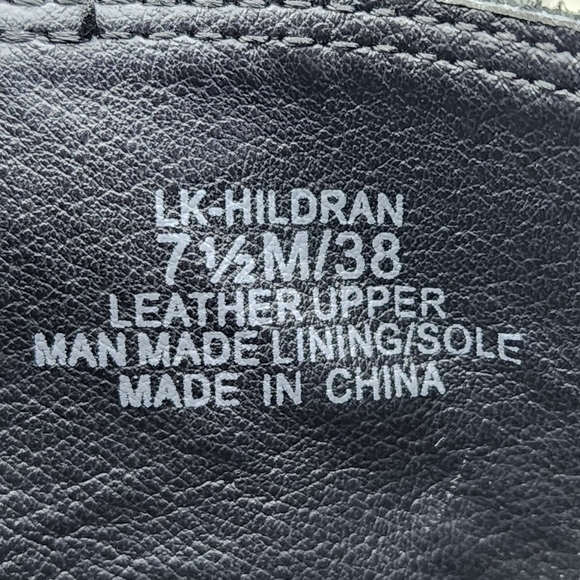 Lucky Brand Women's Hildran Leather Zip Up Combat Boot - 7.5 - Picture 7 of 7